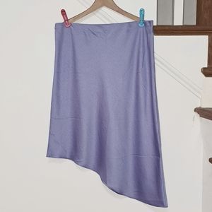 Candies Asymmetrical Satin Slip Skirt
